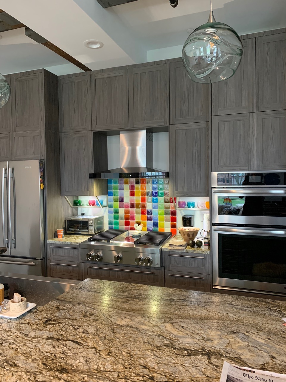 Nancy Gong Kitchen Architectural Art Glass