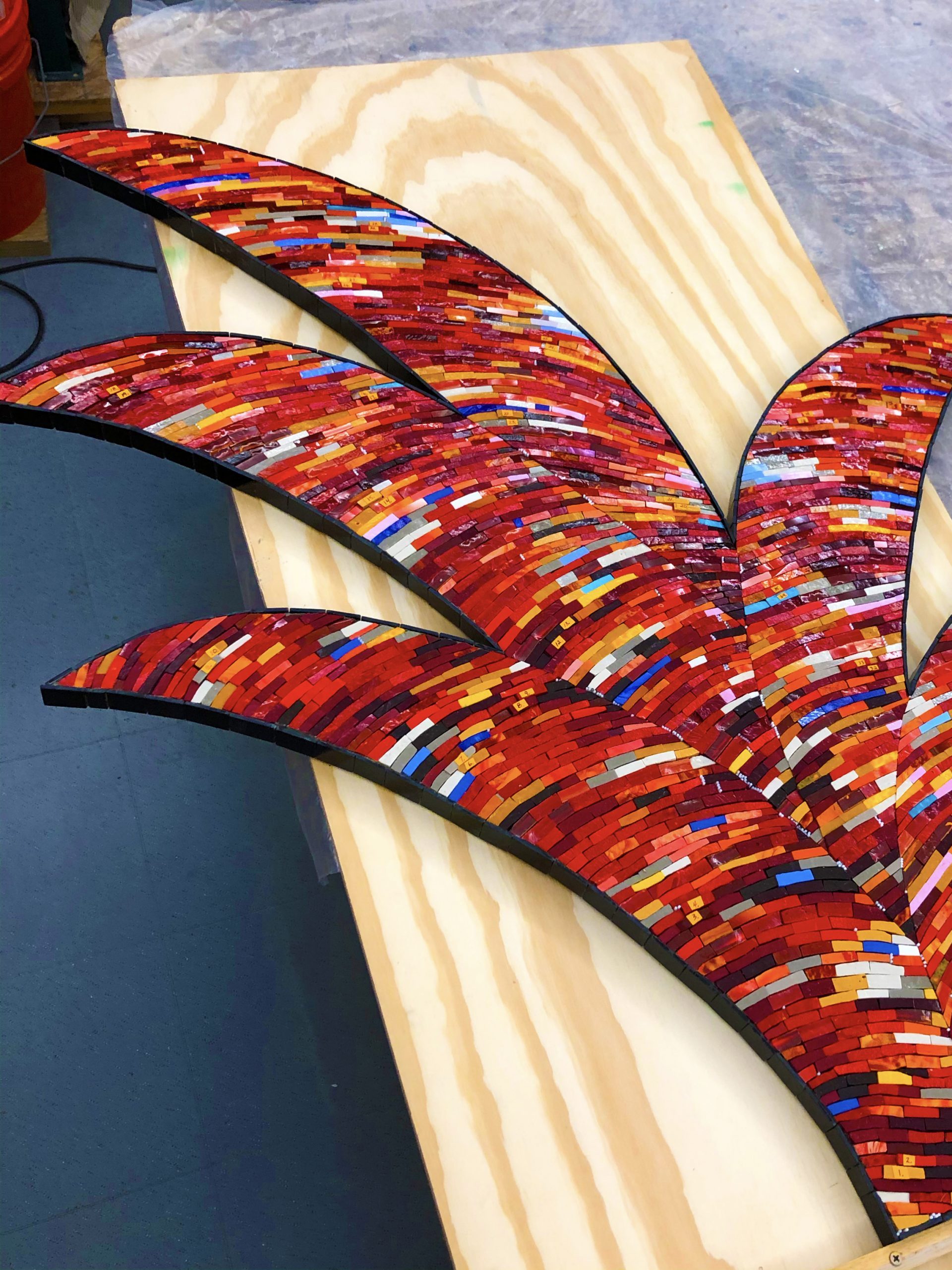 Nancy Gong Akron Glass Mosaic