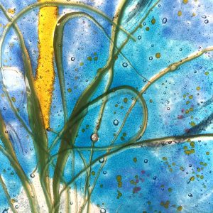 Fine Art Glass The Beach Nancy Gong