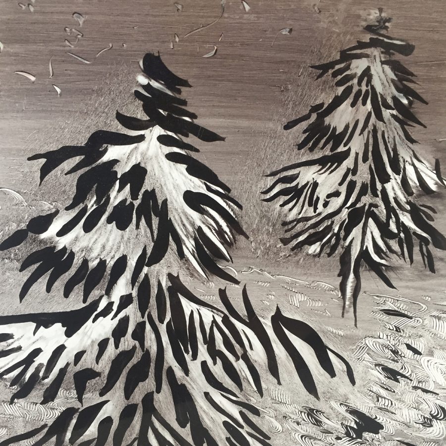 Fine Art Glass Entering the Forest